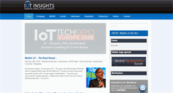 Desktop Screenshot of iotinsights.com