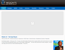 Tablet Screenshot of iotinsights.com